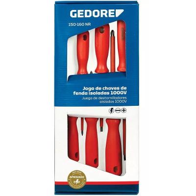 Jogo De Chave Fenda/phillips Isolada 6 Peças Gedore 150/160nr 035290