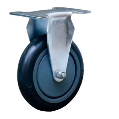 Rodízio Giratório 4'' Com Placa Cinza Colson Profissional Resistente 65kg