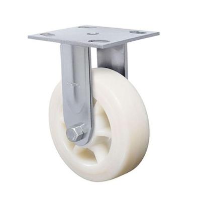 Rodízio Fixo 4'' Com Placa Nylon Schioppa Profissional Resistente Capacidade 400kg