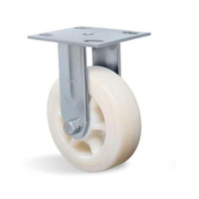 Rodízio Fixo 6'' Com Placa Nylon Schioppa Profissional Resistente 600kg