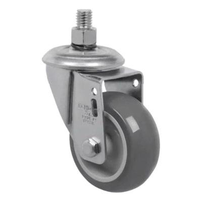 Rodízio 3” Giratório Com Rosca Schioppa Gle312bp 60kg Resistente Profissional