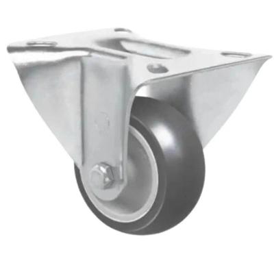 Rodizio 3 Fixo C/placa Cinza Schioppa Fl312bp-sm Cap 60