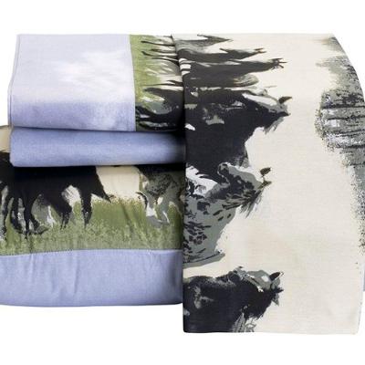 Jogo De Cama Desire Casal King Size 4 Peças Percal 200 Fios 100% Algodão - Estampa Texas