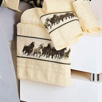 Jogo De Banho Desire 5 Peças Percal 200 Fios 100% Algodão - Estampa 2144 Texas Estampado