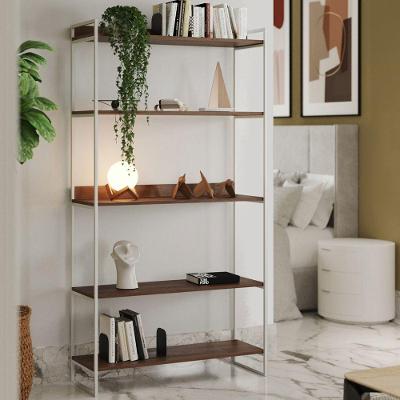 Estante Guaecá 180x95 Estilo Industrial Multiuso Para Organização Quarto Sala - Branco-imbuia