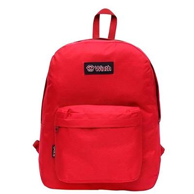 Mochila De Costas Escolar Juvenil Cores Escola Aulas Vermelho