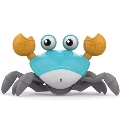 Brinquedo Caranguejo Fujão Música Luz Sensor - Caranguejo De Brinquedo Com Movimento Inteligente E Música Divertida