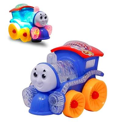 Trenzinho Locomotiva Brinquedo Infantil Luz Som Bate E Volta - Diversão Infantil Bate E Volta