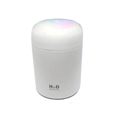 Umidificador Portátil H2o 300ml Com Luz Led Para Casa, Escritório E Viagens - Branco
