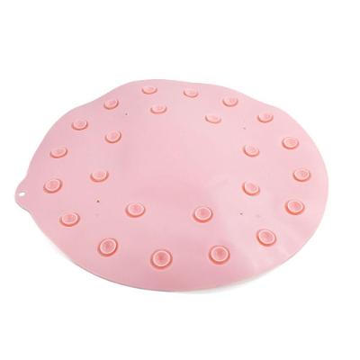Tapete Antiderrapante Box Banheiro Lava Pes Massageador Com Ventosas Rosa
