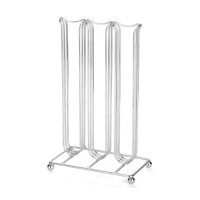 Suporte Porta 42 Cápsulas Café Torre Organizadora Inox Prateado