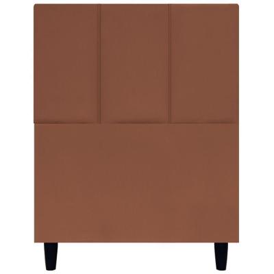 Cabeceira Decorativa Classic Para Cama De Solteiro 90 Cm Suede - Terracota Suede