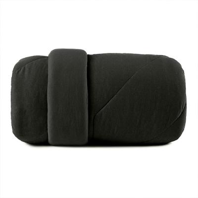 Edredom King Altenburg Malha Fio Penteado Preto Primitivo