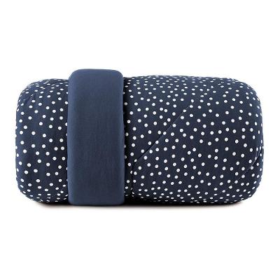 Edredom King Altenburg Malha Fio Penteado Bits Marinho