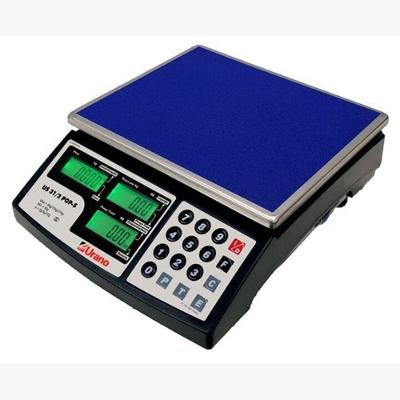 Balança Computadora Urano Pop-s 31kg Saída Usb Com Certificado / Laudo De Calibração