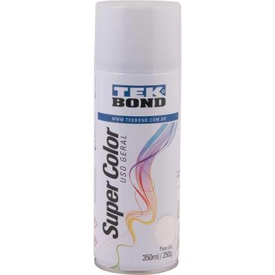 Tinta Spray Branco Fosco, 350 Ml, Tekbond Branca