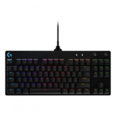 Teclado Gamer Mecânico Logitech G-pro Rgb Preto Inglês Internacional