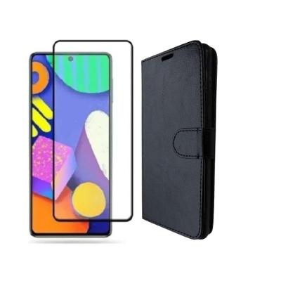 Capinha Carteira Para Galaxy A72 Flip + Pelicula Vidro 9d