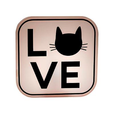 Luminária Box Cat Lovers Para Mesa Ou Parede Iluminação Indireta