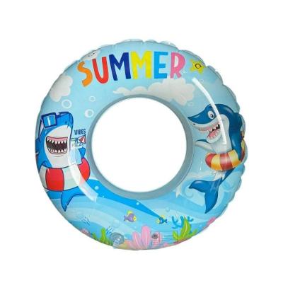 Boia Inflável Infantil Redonda Piscina Tubarão 90 Cm