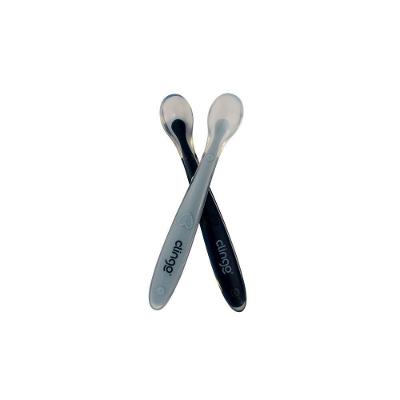 Colher De Silicone Premium Colors Marinho - 2 Unidades, Resistente E Prática