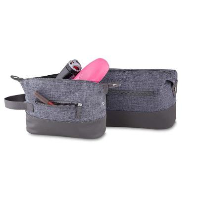 Necessaire Com Bolso Nas Laterais All Gray