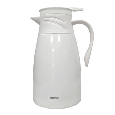 Garrafa Térmica Plástica Bule 1l Cafés Chás Branco - Mood