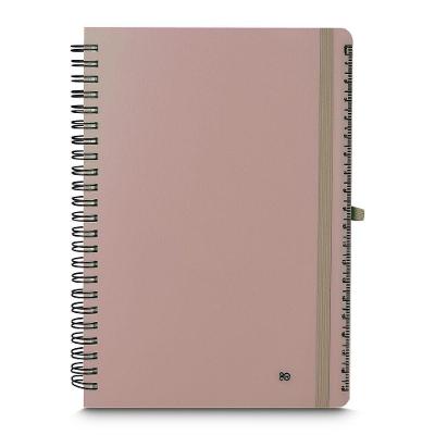 Caderno De Anotações Com Suporte De Caneta 70 Folhas Bege