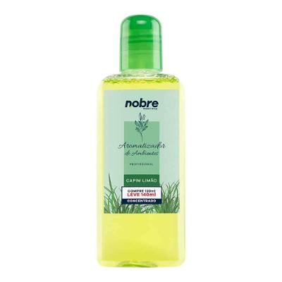 Aromatizante De Ambiente 140ml Nobre - Capim Limão Concentrado, Perfume Duradouro