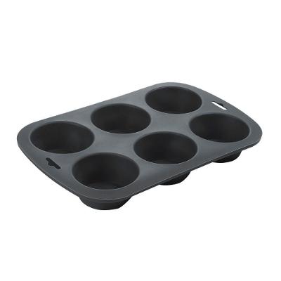 Forma De Silicone Para 6 Cupcakes Retangular 24x16cm