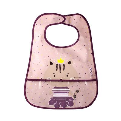 Babador Impermeável Com Bolso Coletor Milky Prático E Lavável