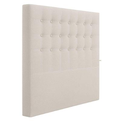 Cabeceira Cama Box Casal King 195 Cm Vicenza Linho Cru - Nexta Casa