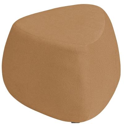 Puff Orgânico Decorativo 75cm Orbis Bouclé Terracota - Nexta Casa