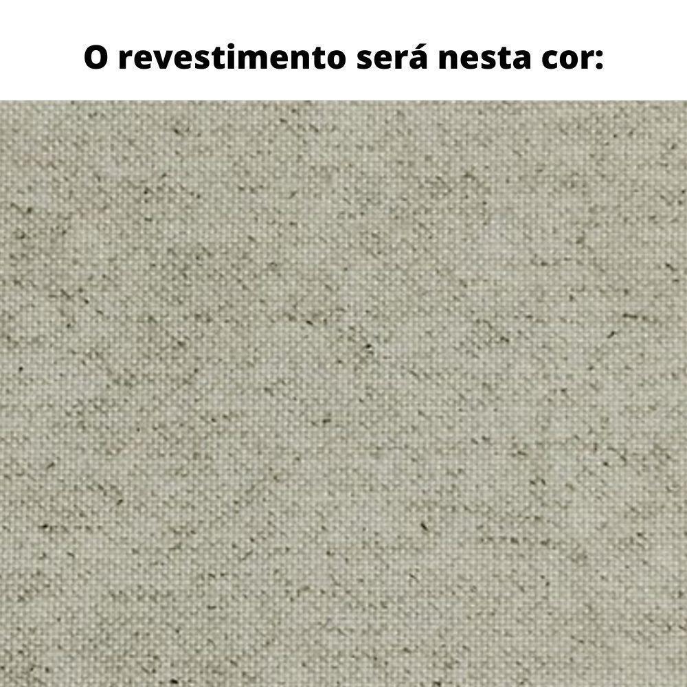 Sofá 3 Lugares Saibi Ozki 200Cm Poliéster Cinza Madeira Eucalipto Cedro Corda Náutica Plana Poliéste - 5