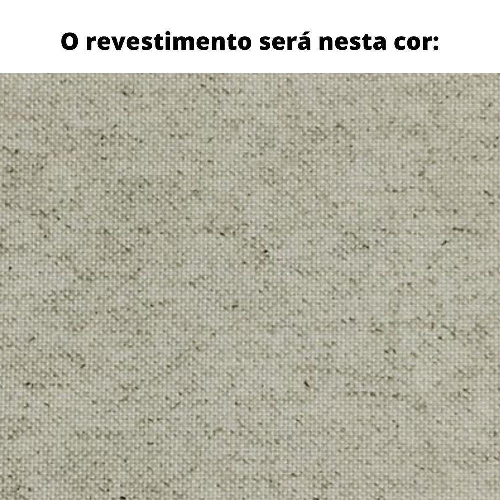 Sofá 3 Lugares Saibi Ozki 200Cm Poliéster Cinza Madeira Eucalipto Cedro Corda Náutica Plana Poliéste - 3