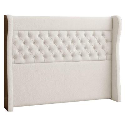 Cabeceira Casal Queen 160 Cm Savana Corano Marrom/linho Cru - Nexta Casa