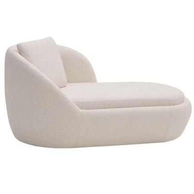 Chaise Para Sala Kaira 167cm Com Almofada Linho Bege Claro - Nexta Casa