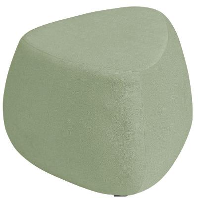 Puff Orgânico Decorativo 75cm Orbis Bouclé Verde Claro - Nexta Casa