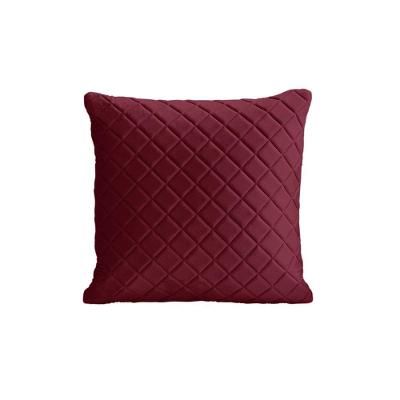 Almofada Tressê 40x40cm Veludo Marsala - Nexta Casa