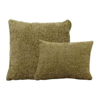 Kit 02 Almofadas Decorativas 30x45cm E 40x40cm Linhão Mostarda - Nexta Casa