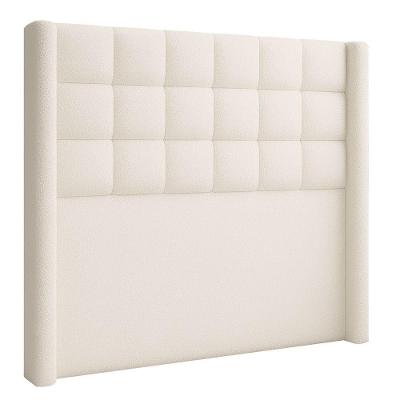 Cabeceira Casal Queen Cama Box 160 Cm Berlim Bouclé Off White - Nexta Casa