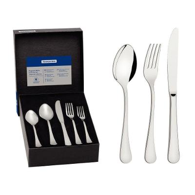 Faqueiro Tramontina Zurique Inox Facas Mesa Forjadas 30 Peças Acabamento Brilho Tramontina