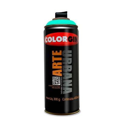 Spray Colorgin Arte Urbana Verde Maresia 960 - Tinta Acrílica Fosca 400ml