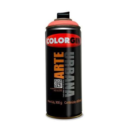 Spray Colorgin Arte Urbana Tutti Frutti 974 Tinta Acrílica Fosca 48 Cores Uso Interno Externo