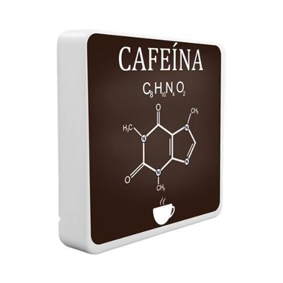 Luminária Box Slim Cafeína Usb