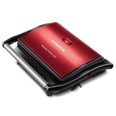 Grill Elétrico Mondial PG-01-RC Red Ceramic 1000W Inox Vermelho 110V