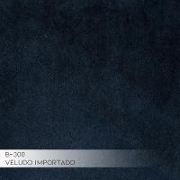 Sofá 4 Lugares com Chaise Euro 265 cm Veludo Preto - 3