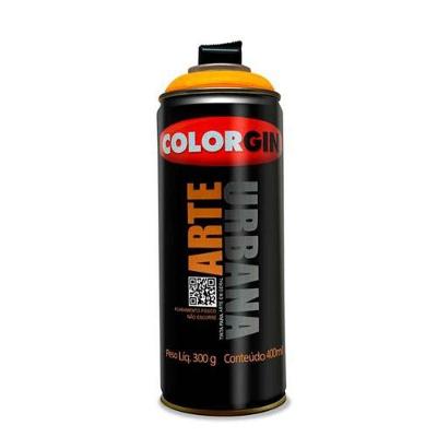Spray Colorgin Arte Urbana Tangerina 967 - Tinta Acrílica Fosca 400ml