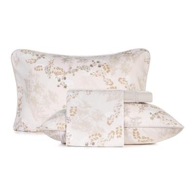 Jogo De Cama King 4 Peças Altenburg Malha Fio Penteado Neblina