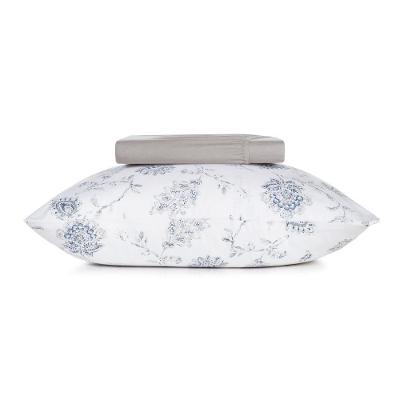 Jogo De Cama Solteiro 2 Peças Altenburg Malha Fio Penteado Celeste